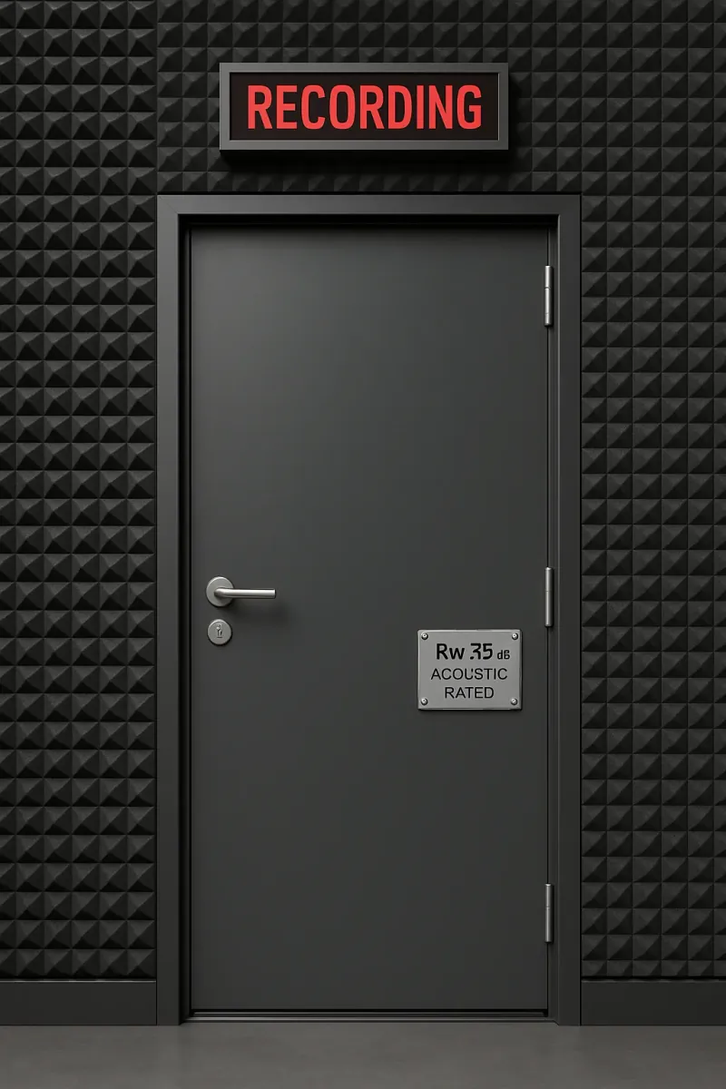 acoustic rated steel doors - professional steel doors available in hull from UK manufacturers
